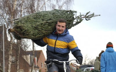 Terugblik kerstbomen- en oliebollenverkoop