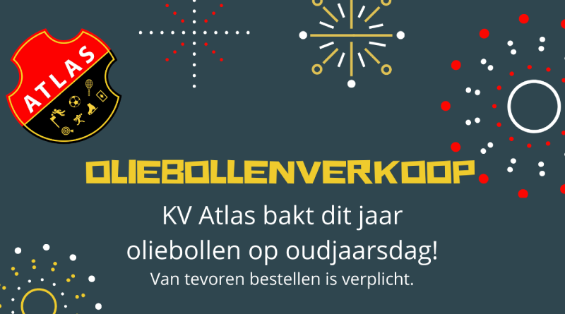 Oliebollenverkoop op oudjaarsdag!